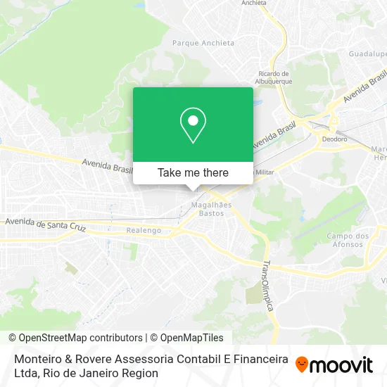 Monteiro &  Rovere Assessoria Contabil E Financeira Ltda map