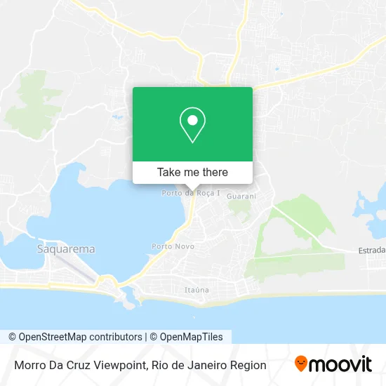 Morro Da Cruz Viewpoint map
