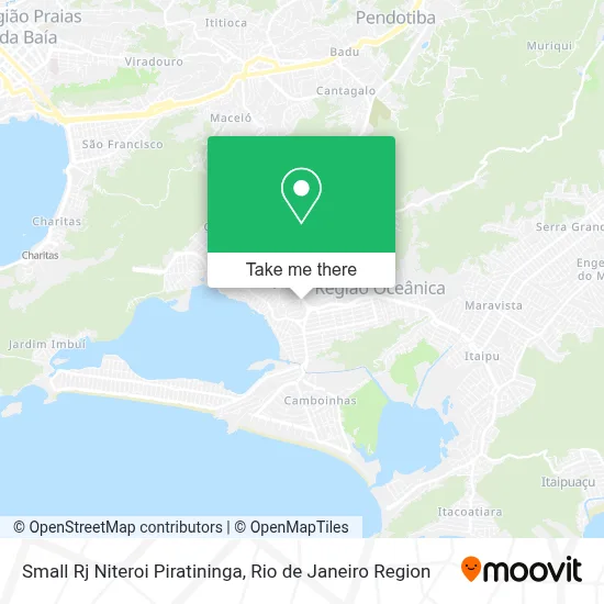 Small Rj Niteroi Piratininga map
