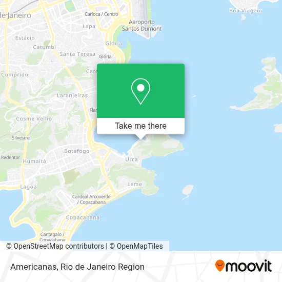 Americanas map