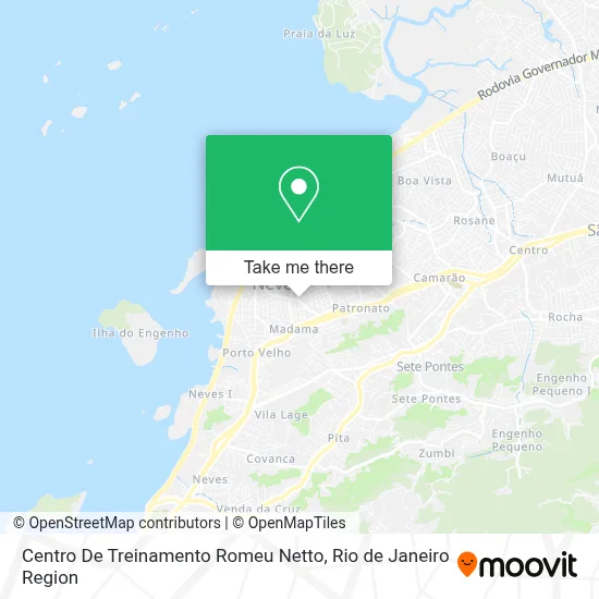 Centro De Treinamento Romeu Netto map