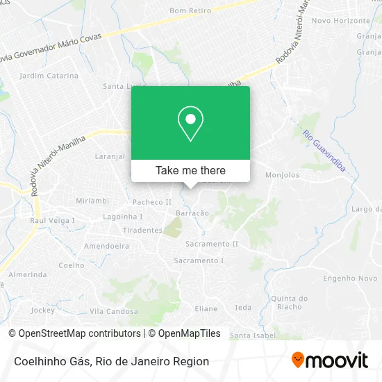 Coelhinho Gás map
