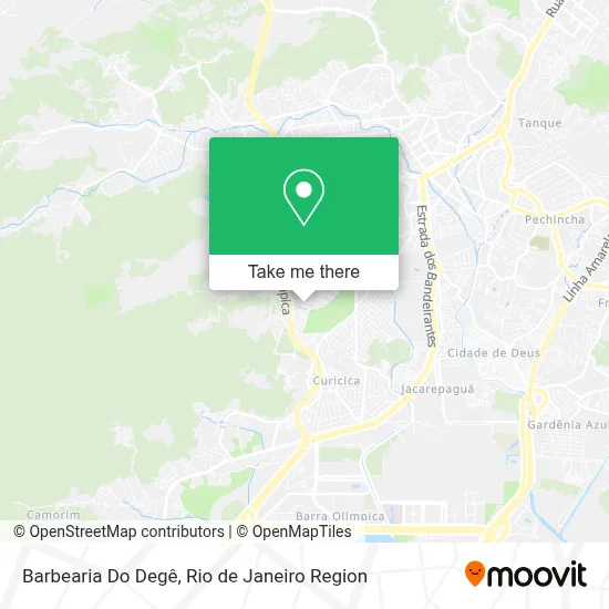 Barbearia Do Degê map