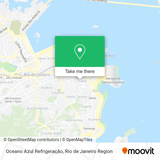 Oceano Azul Refrigeração map