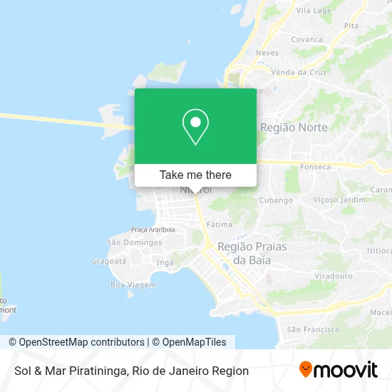 Sol & Mar Piratininga map