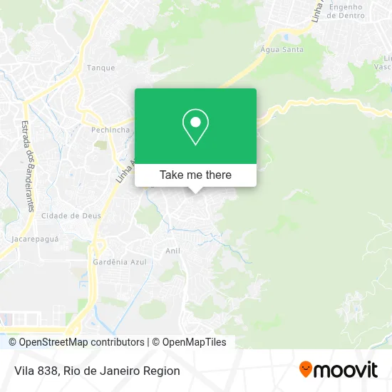 Vila 838 map
