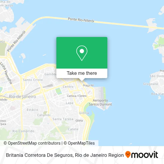 Britania Corretora De Seguros map
