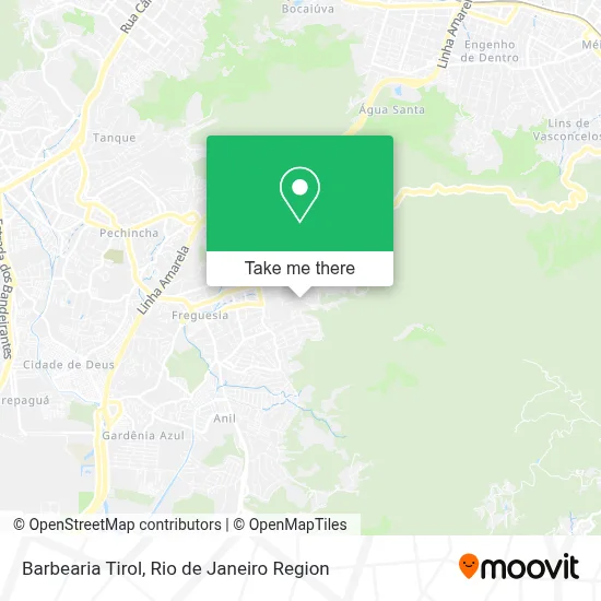 Barbearia Tirol map
