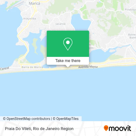 Praia Do Vileti map