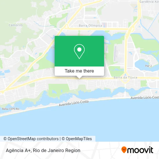 Agência A+ map