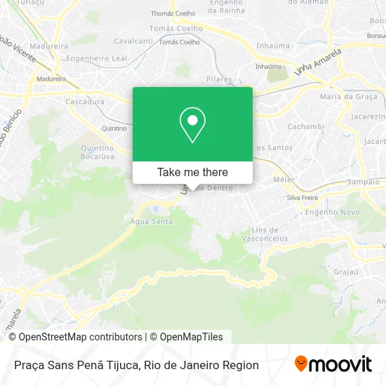 Praça Sans Penã Tijuca map