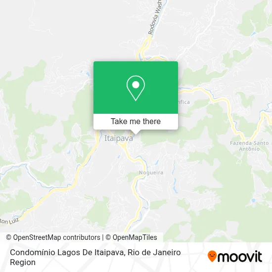 Condomínio Lagos De Itaipava map