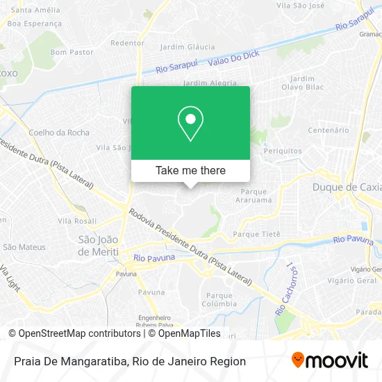 Praia De Mangaratiba map