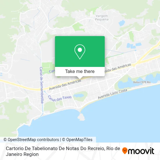 Cartorio De Tabelionato De Notas Do Recreio map
