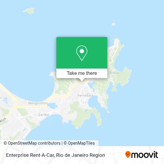 Enterprise Rent-A-Car map
