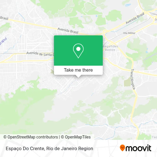 Espaço Do Crente map