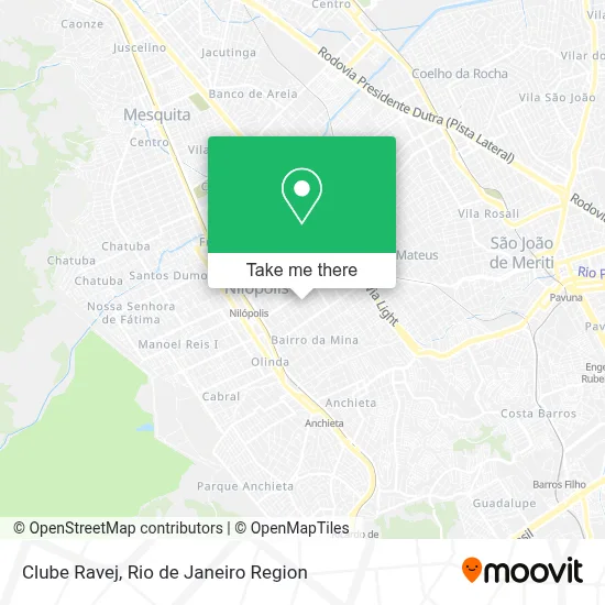 Clube Ravej map