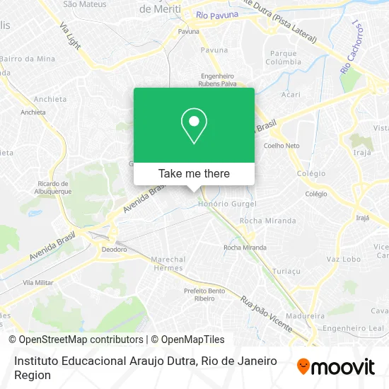 Instituto Educacional Araujo Dutra map