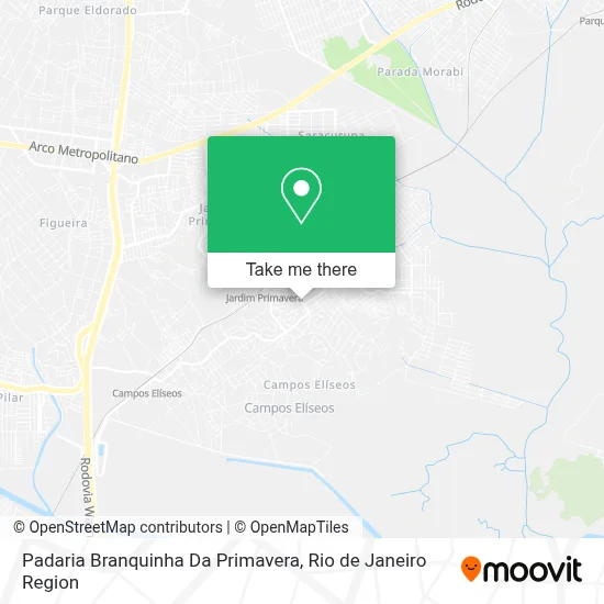 Padaria Branquinha Da Primavera map