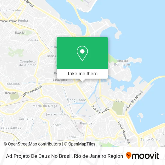 Ad.Projeto De Deus No Brasil map