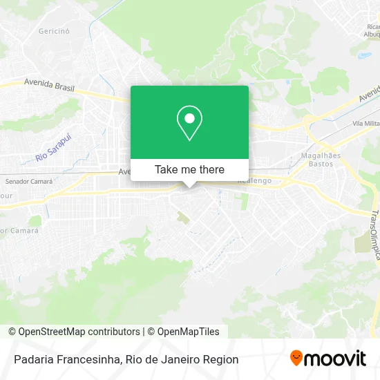 Padaria Francesinha map
