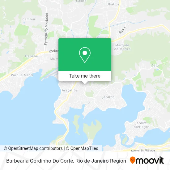 Barbearia Gordinho Do Corte map