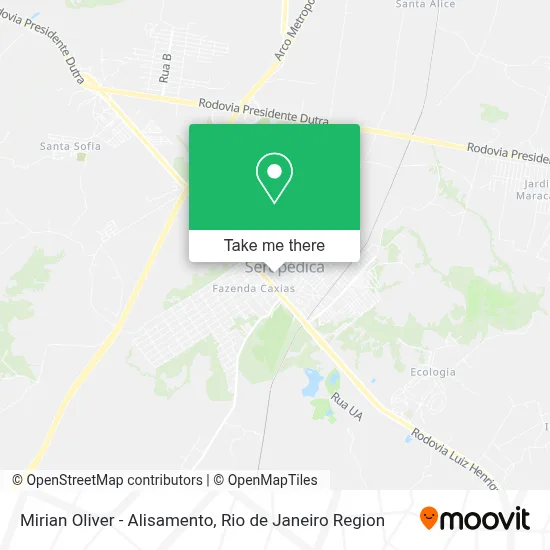 Mirian Oliver - Alisamento map