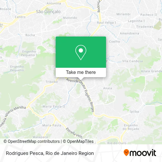 Rodrigues Pesca map