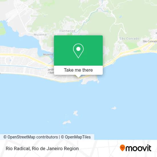 Rio Radical map