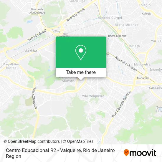 Centro Educacional R2 - Valqueire map