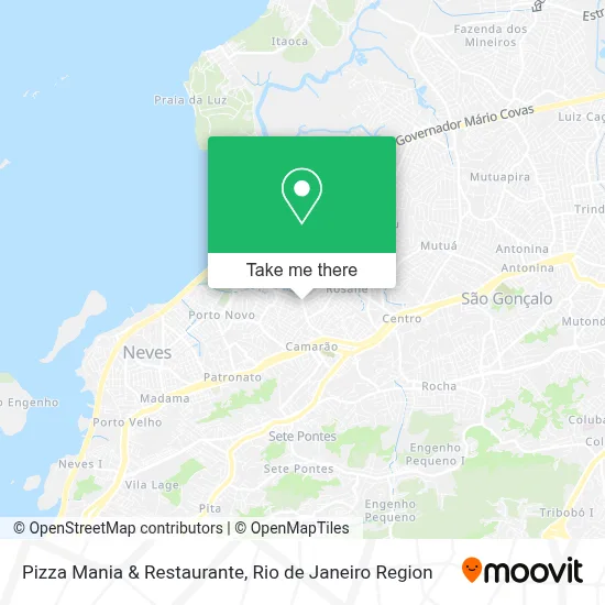 Pizza Mania & Restaurante map