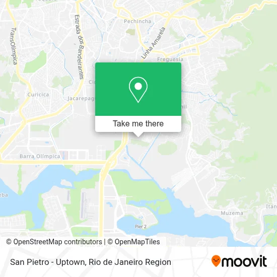 San Pietro - Uptown map
