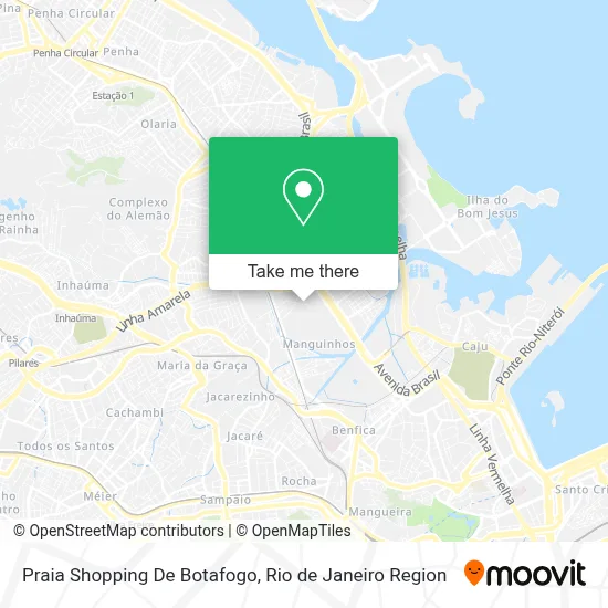 Praia Shopping De Botafogo map