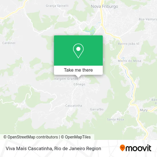 Viva Mais Cascatinha map
