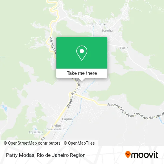 Patty Modas map