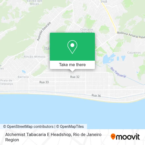 Alchemist Tabacaria E Headshop map