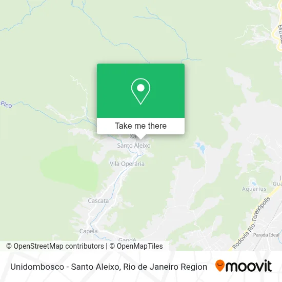 Unidombosco - Santo Aleixo map