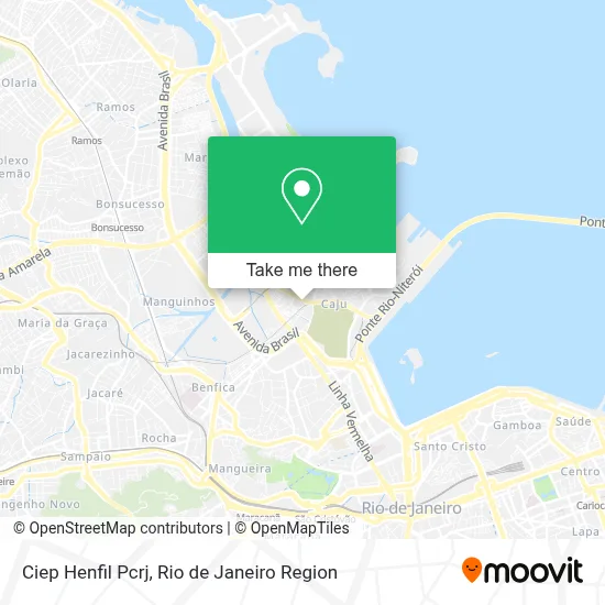 Ciep Henfil Pcrj map