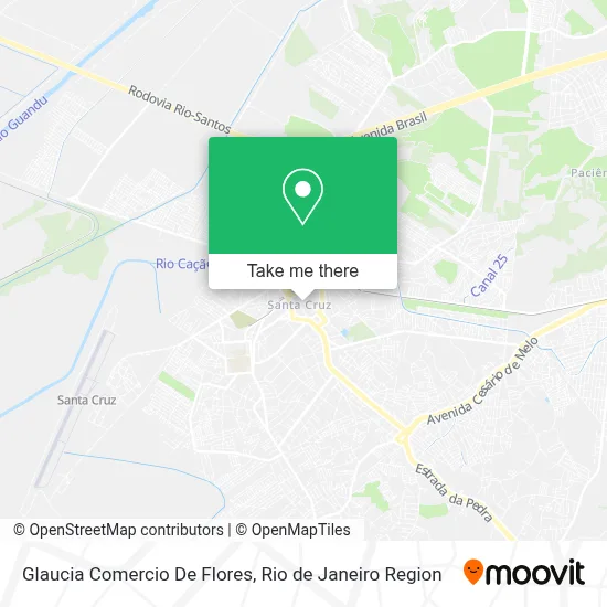 Glaucia Comercio De Flores map