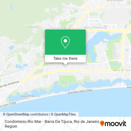 Condominio Rio Mar - Barra Da Tijuca map
