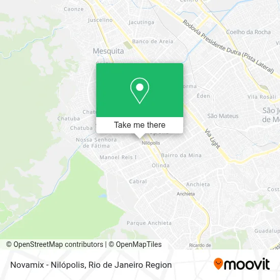 Novamix - Nilópolis map