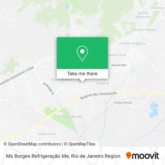 Ms Borges Refrigeração Me map