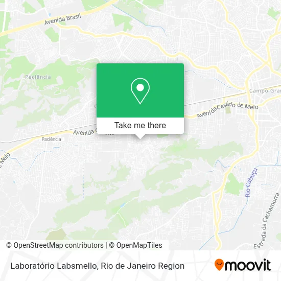 Laboratório Labsmello map