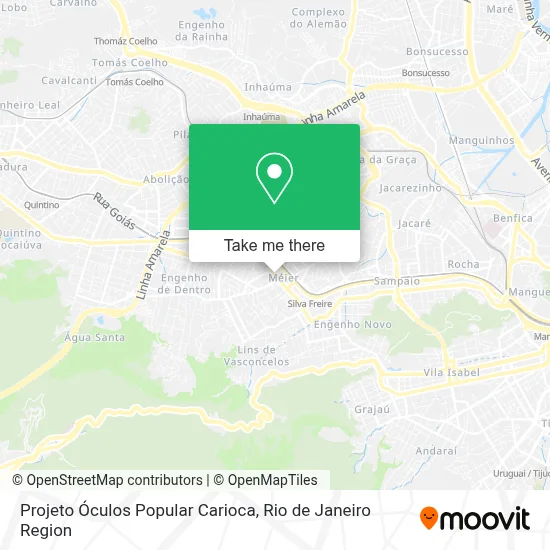 Projeto Óculos Popular Carioca map