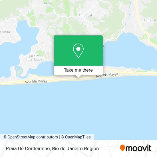Praia De Cordeirinho map