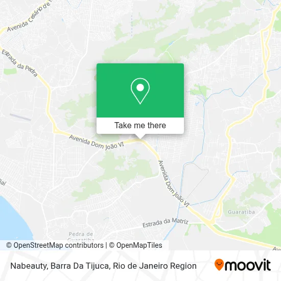 Nabeauty, Barra Da Tijuca map