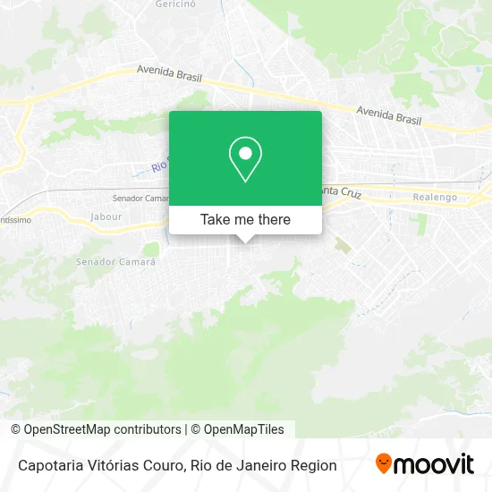 Capotaria Vitórias Couro map