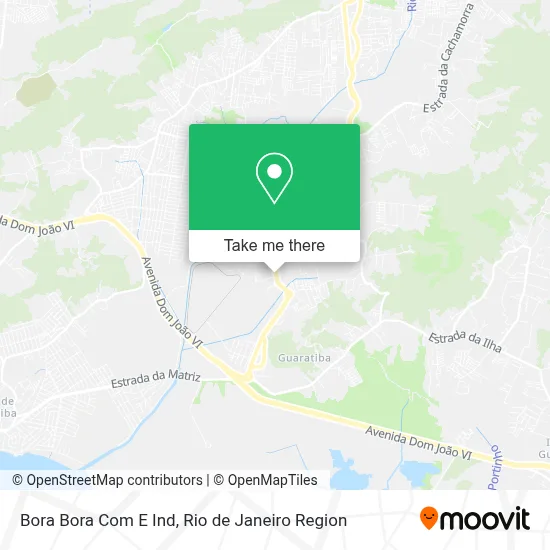 Bora Bora Com E Ind map