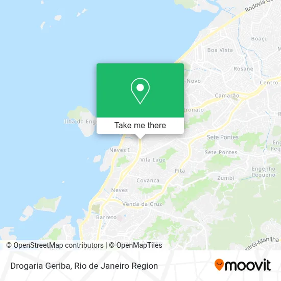Drogaria Geriba map