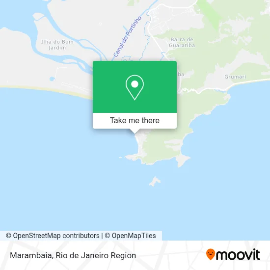 Marambaia map